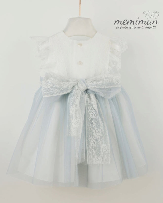 582108 Abito bambina tulle CERIMONIA