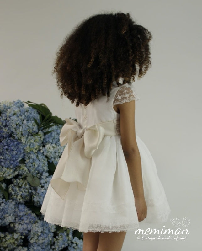 582406 Abito in organza CERIMONIA