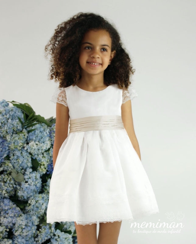 582406 Abito in organza CERIMONIA