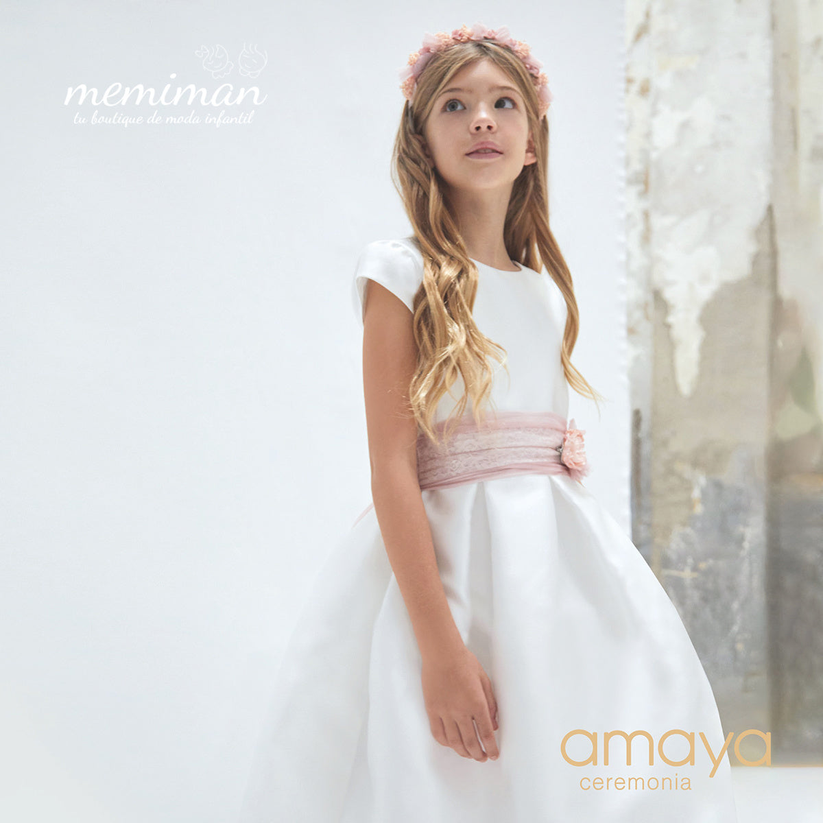 582409 Vestido de micado ARRAS/CERIMÓNIA