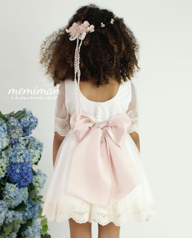 582414MD Embroidered tulle dress ARRAS/CEREMONY