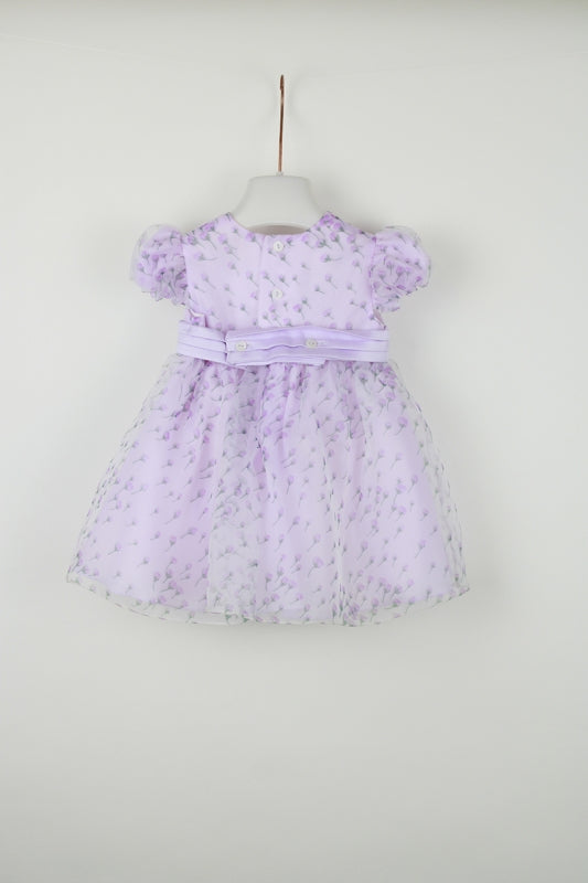 584203 Vestido bebé organza