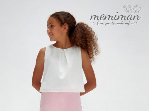 584608 Top de cerimónia em crepe