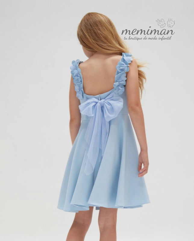 584621 Junior-Kleid aus doppellagigem Stoff