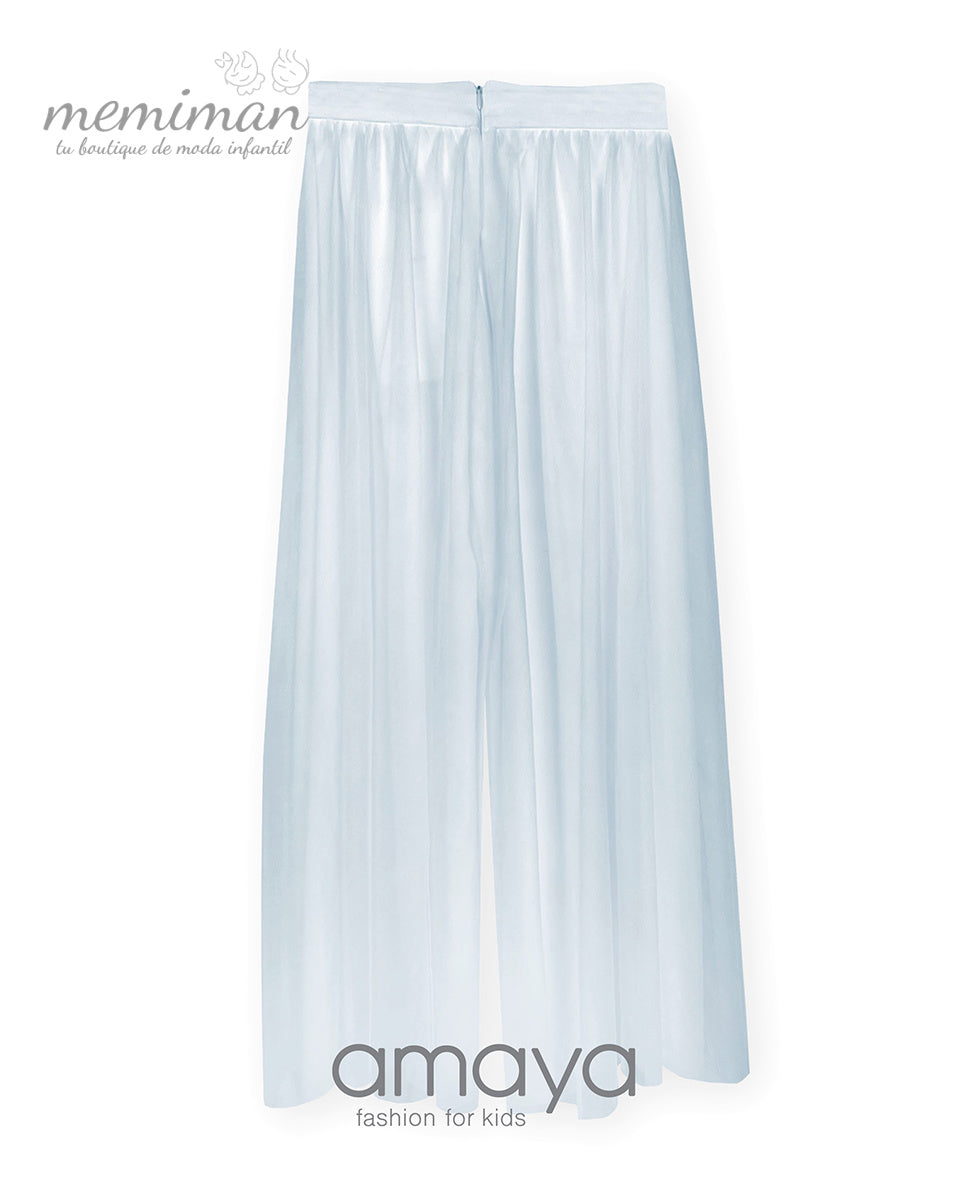 616042 Falda pantalón tul comunión