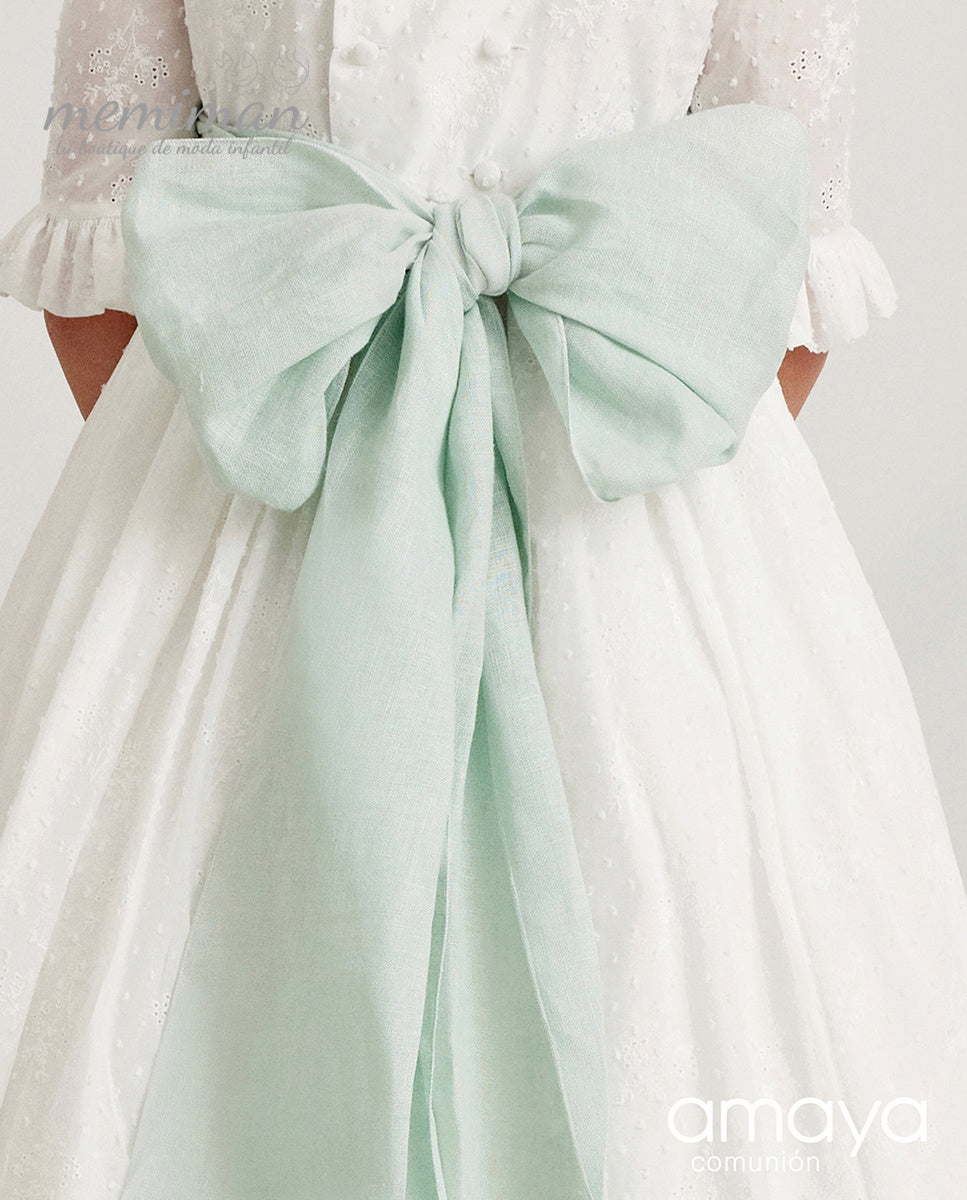 617000LZ1 Lazo comunión lino