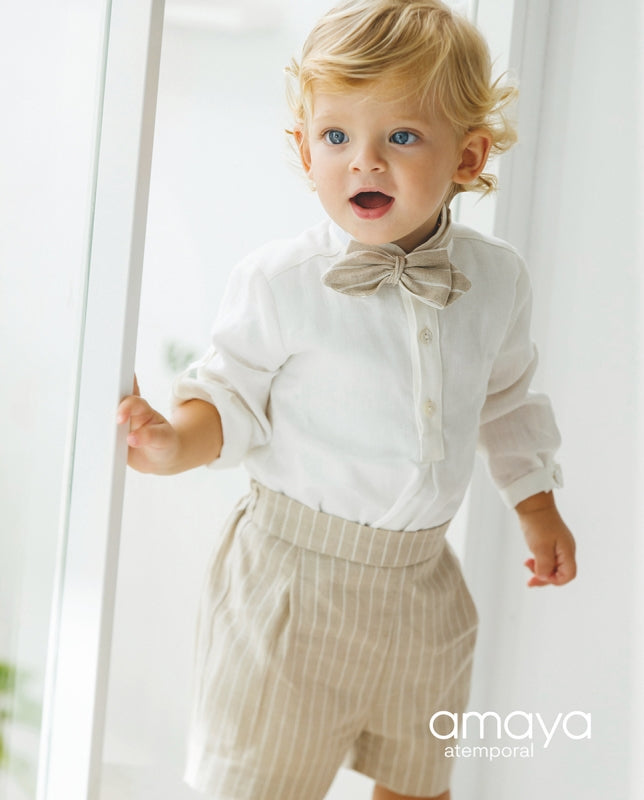 190301 Camicia Bambino C/Mao Chiusa