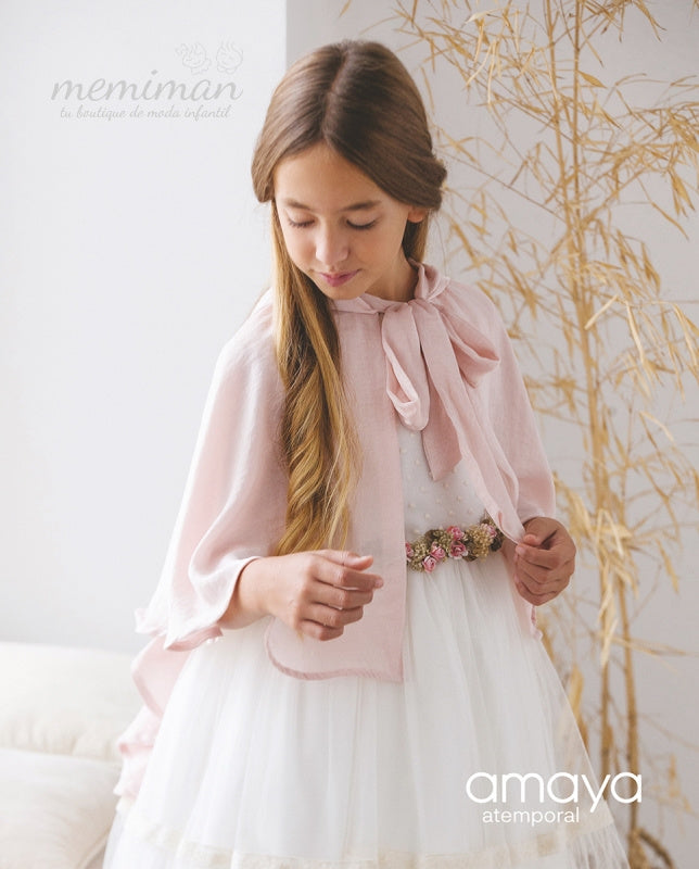 591480 Mantella in raso per bambini