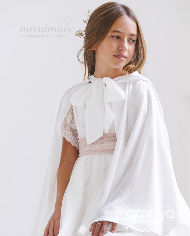 591480 Mantella in raso per bambini