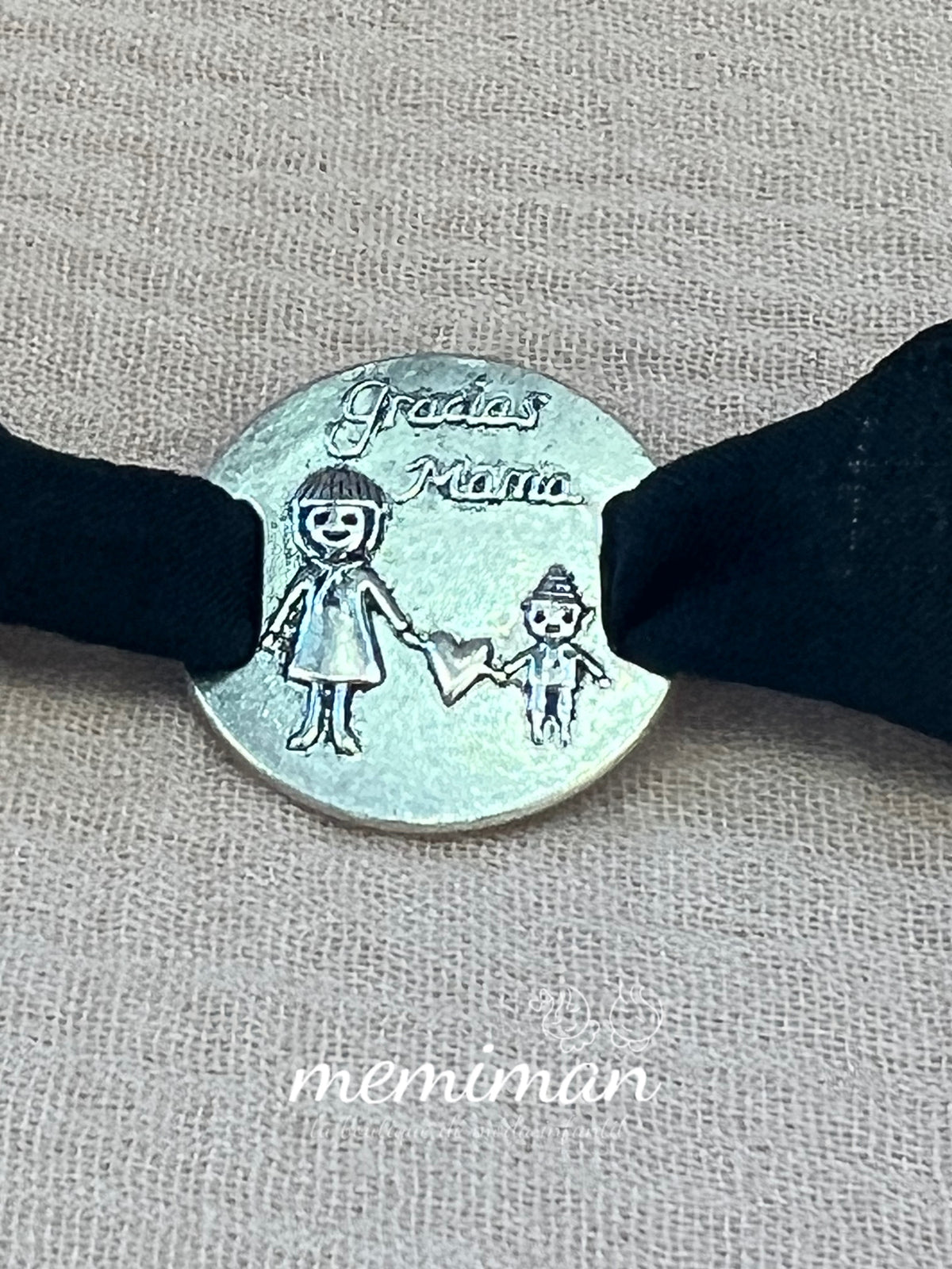 GRAZIE MAMMA bracciale nastro etnico