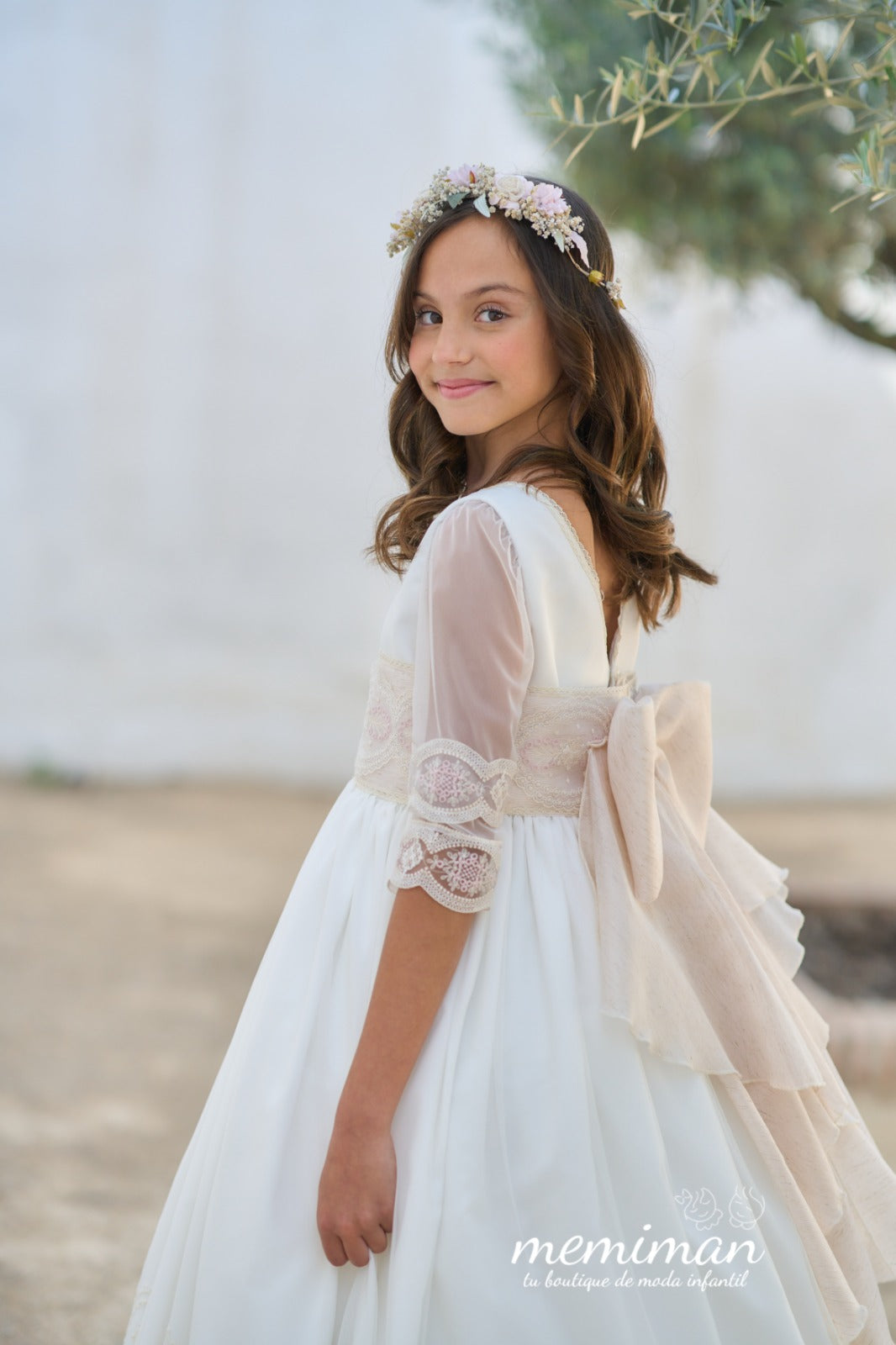 EX412T NICOLE Natural flower crown (OUTLET)