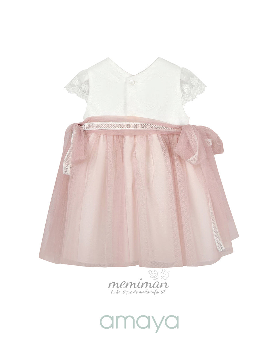 612101 Babykleid Tüll mit kleinen Ärmeln