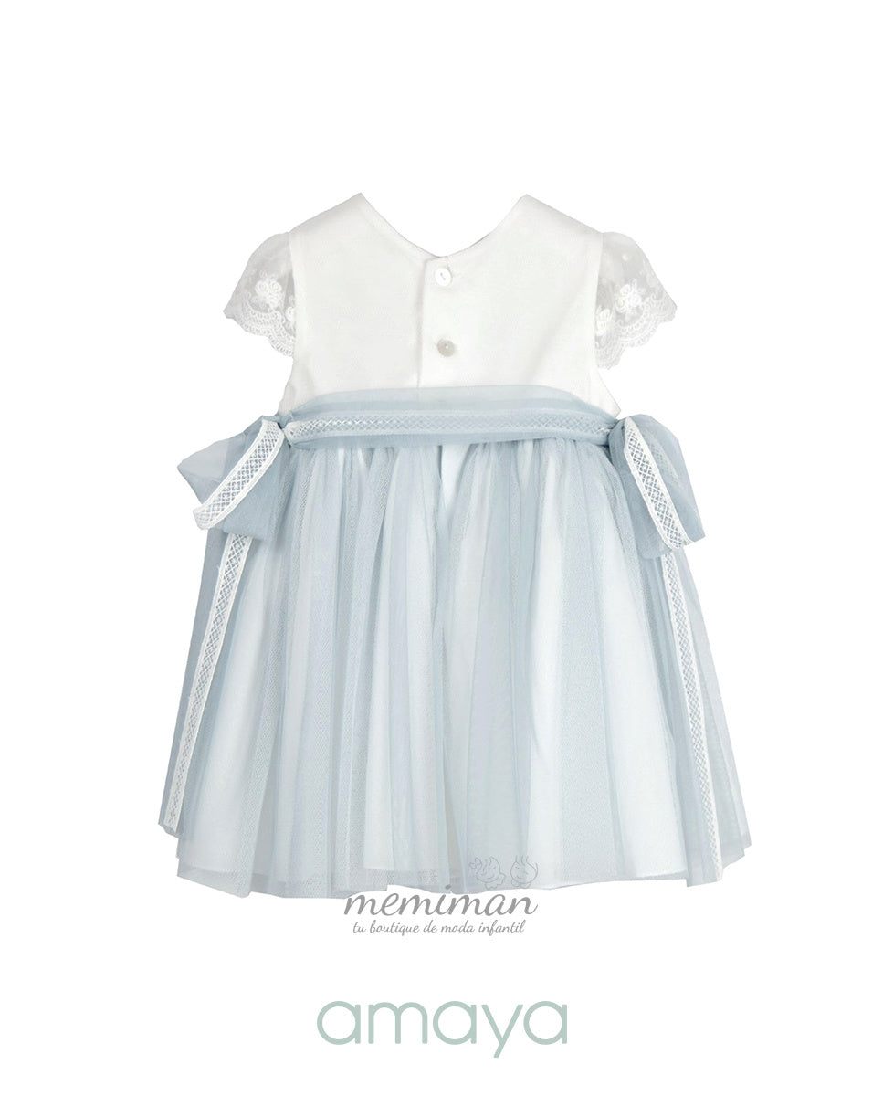 612101 Babykleid Tüll mit kleinen Ärmeln