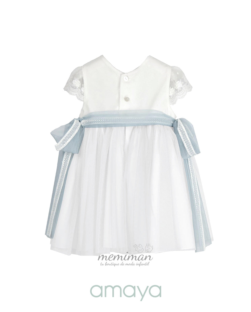 612101 Babykleid Tüll mit kleinen Ärmeln