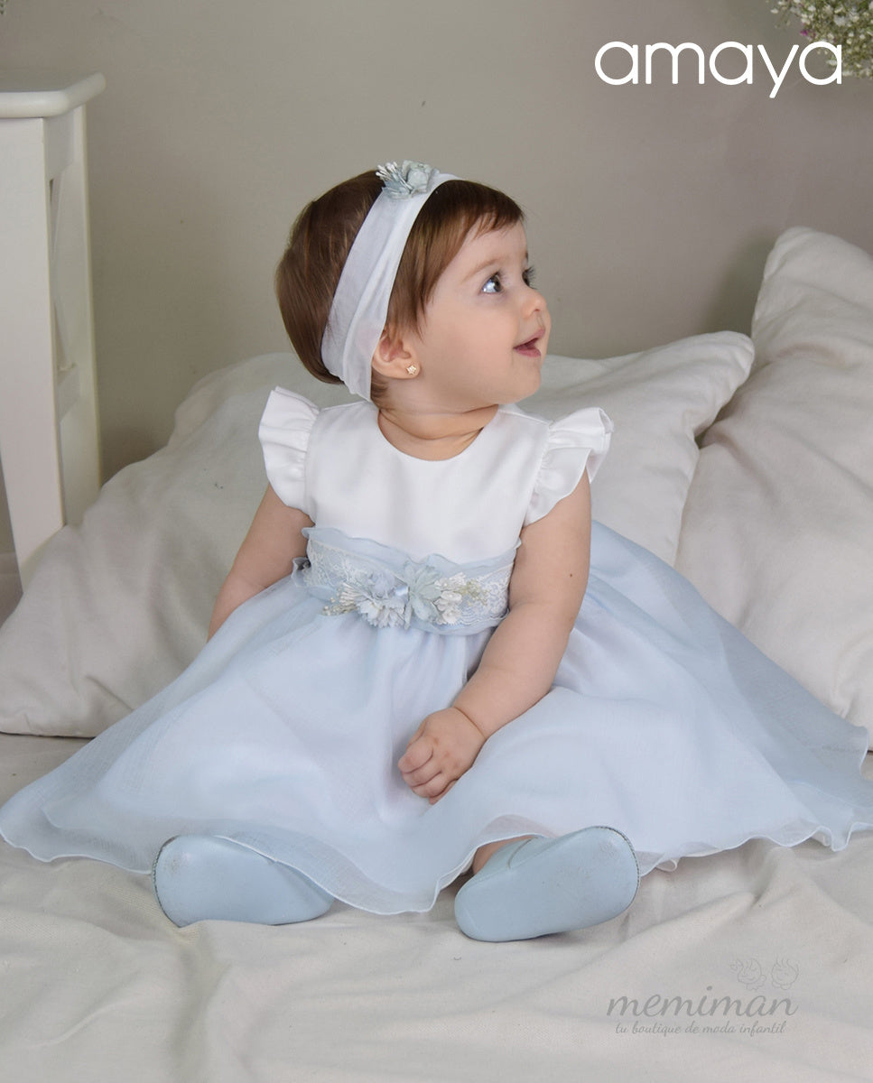 612107 Vestido Bebé Organza