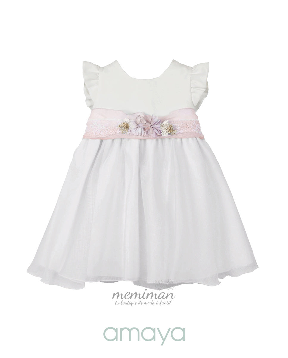 612107 Vestido Bebé Organza