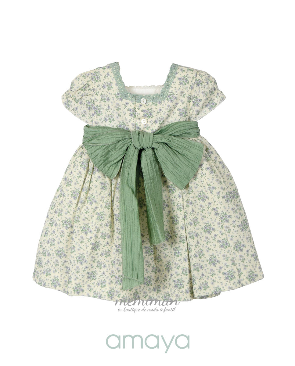 612114 Vestido Bebé Algodón Viscosa