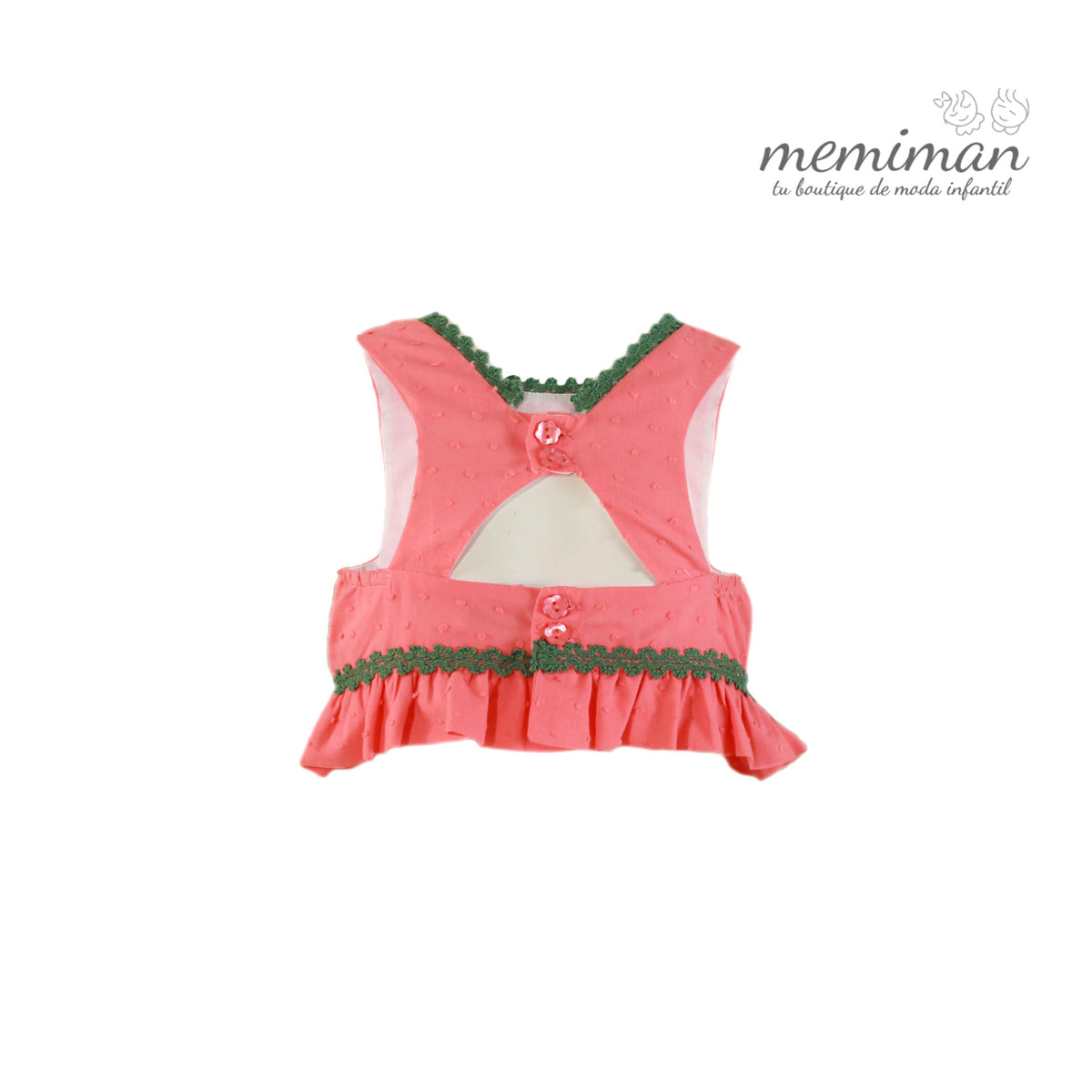 35-0614-2 Blusa corta da bambina