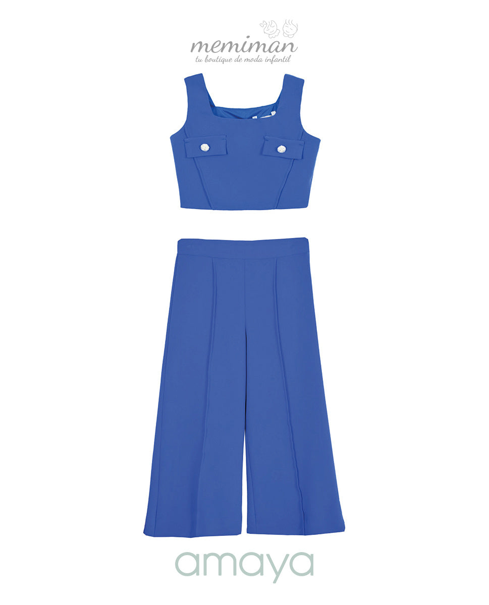 614661 Conjunto júnior crepe fino