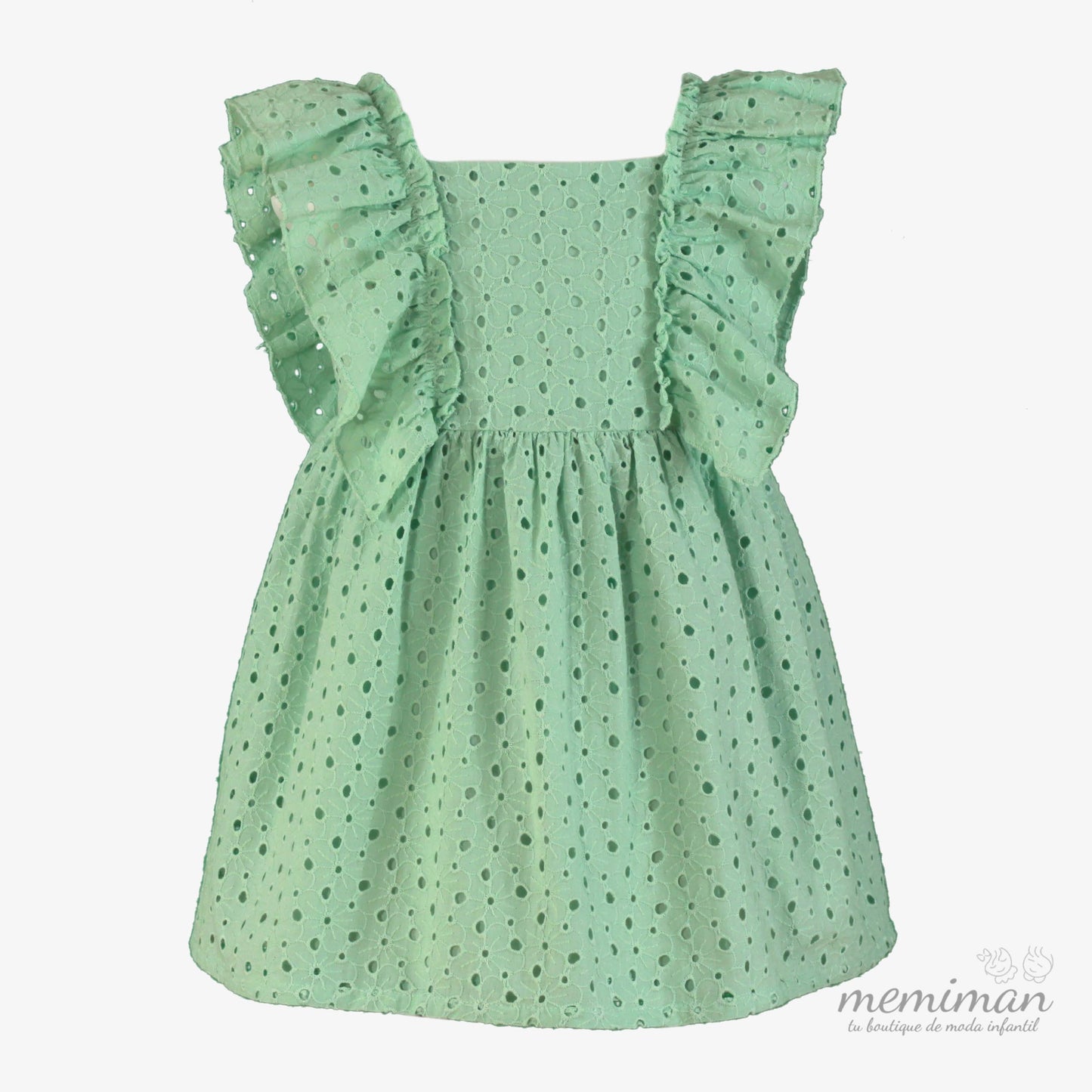 37-0624-V Kinderkleid aus Lochstickerei