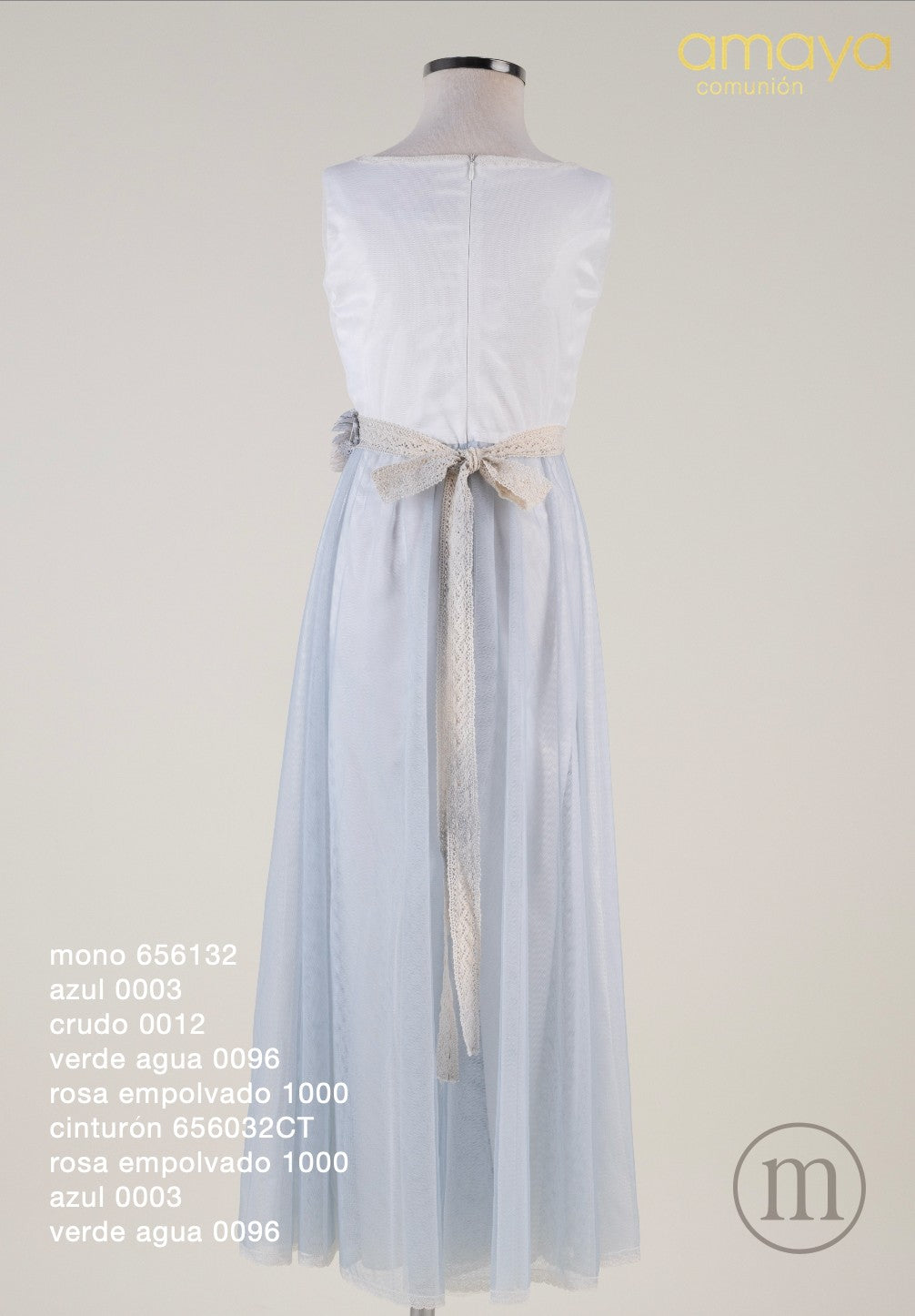 656132 Tuta Comunione Tulle