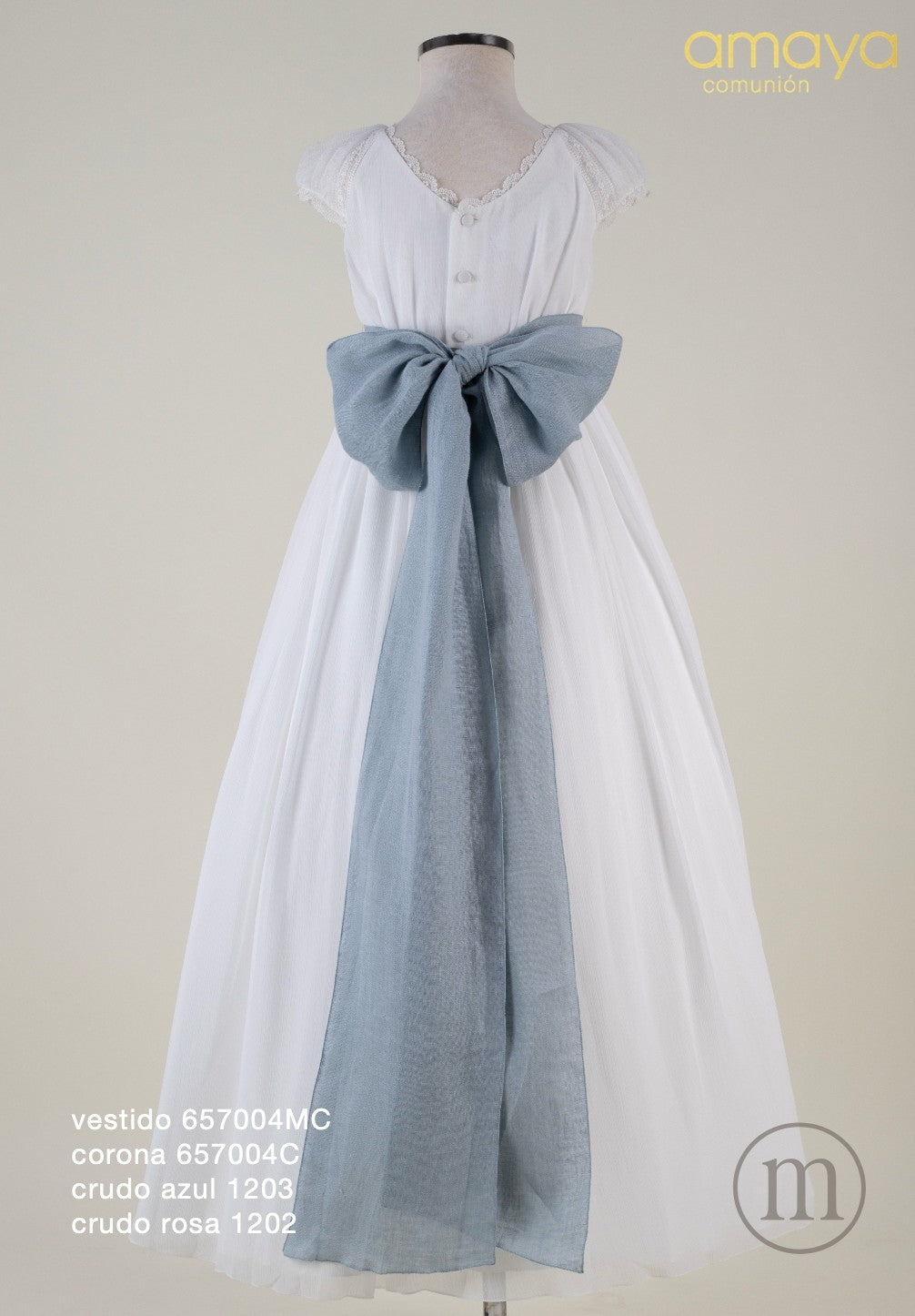 657004MC Vestito Comunione Bambula