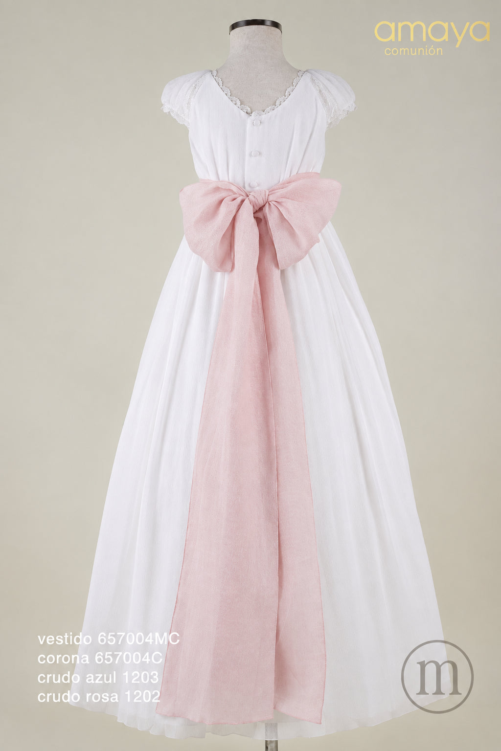 657004MC Vestito Comunione Bambula