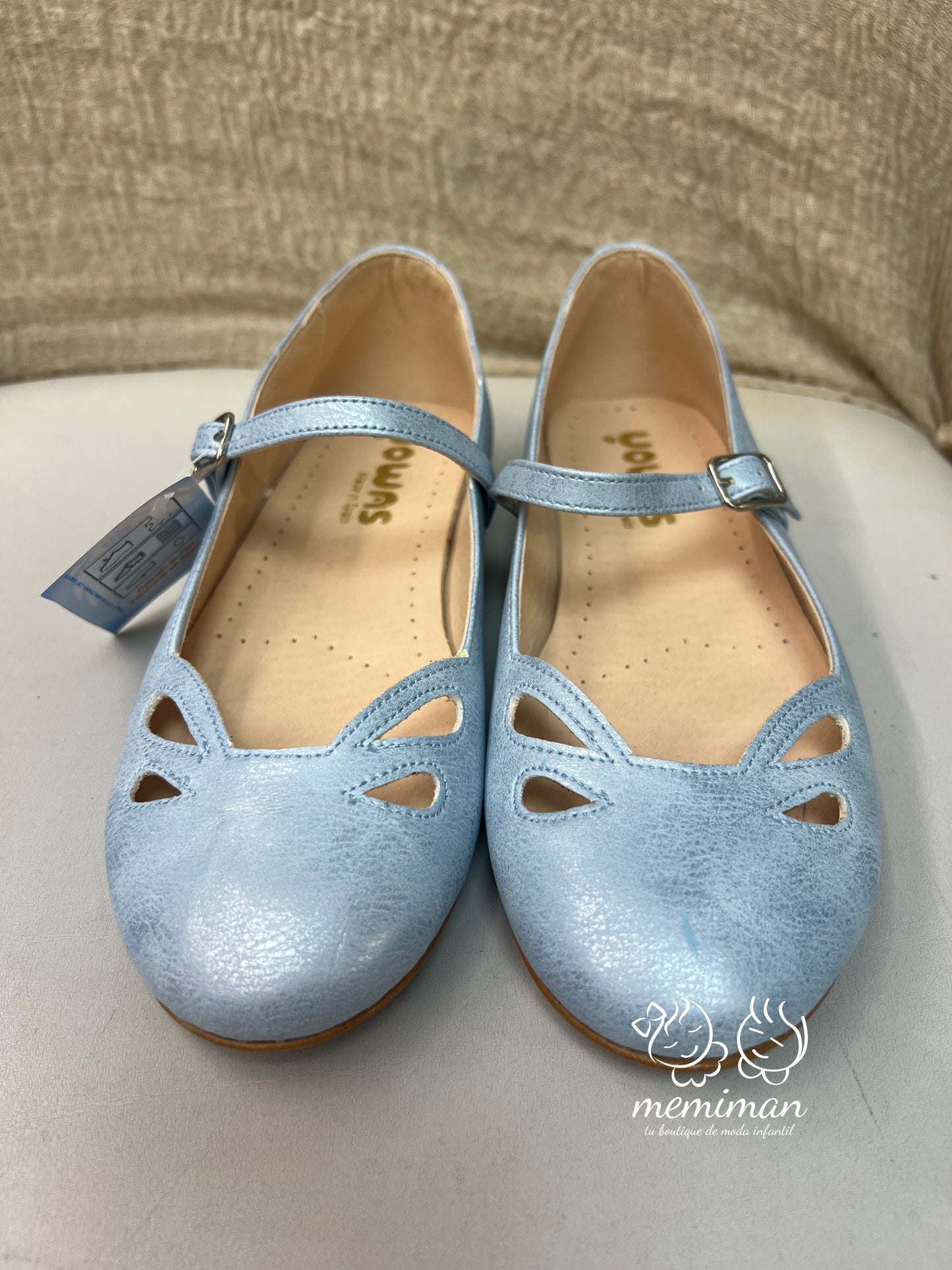 25534 Zapato Hebilla Pala Perforada