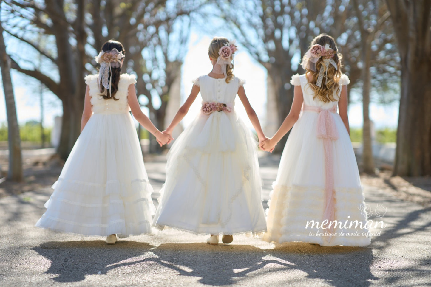 EX432 IDALIS V-neck tulle dress (OUTLET)