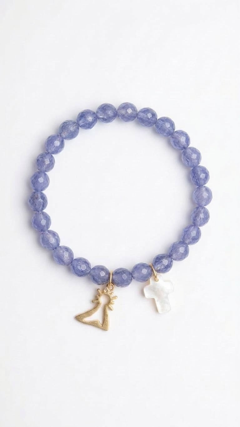 CRISTAL Pulsera bolas de cristal