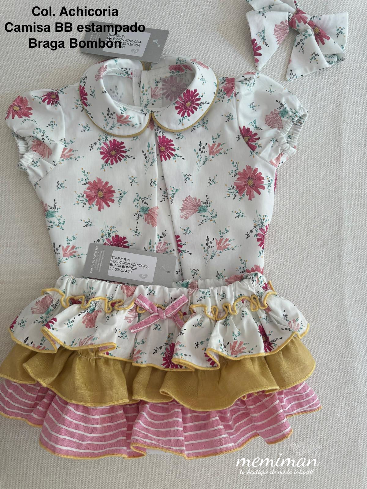 ACHICORIA Camicia NEONATO stampata