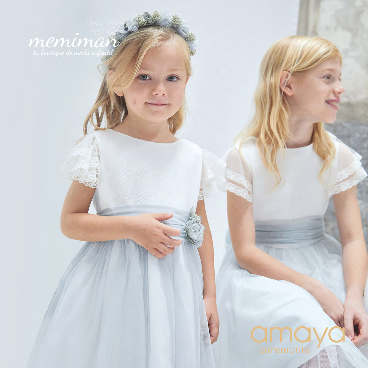 582423 Kinderkleid Tüll BLUMENMÄDCHEN/ZEREMONIE