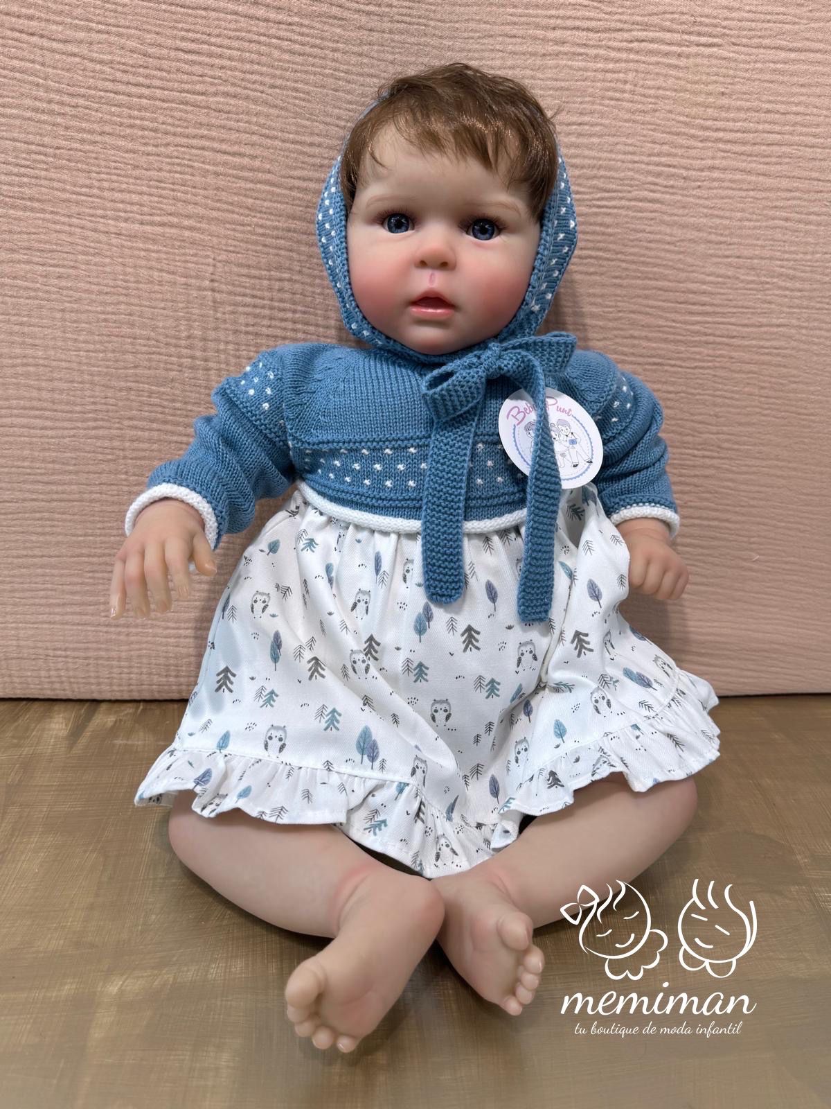 25142 Vestitino con cuffietta Bosco