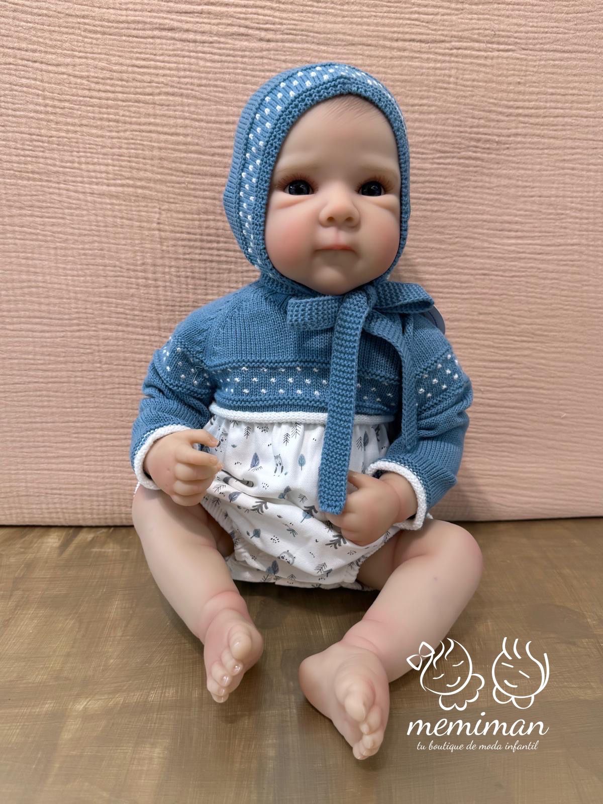 25432 Pagliaccetto con cuffietta Bosco