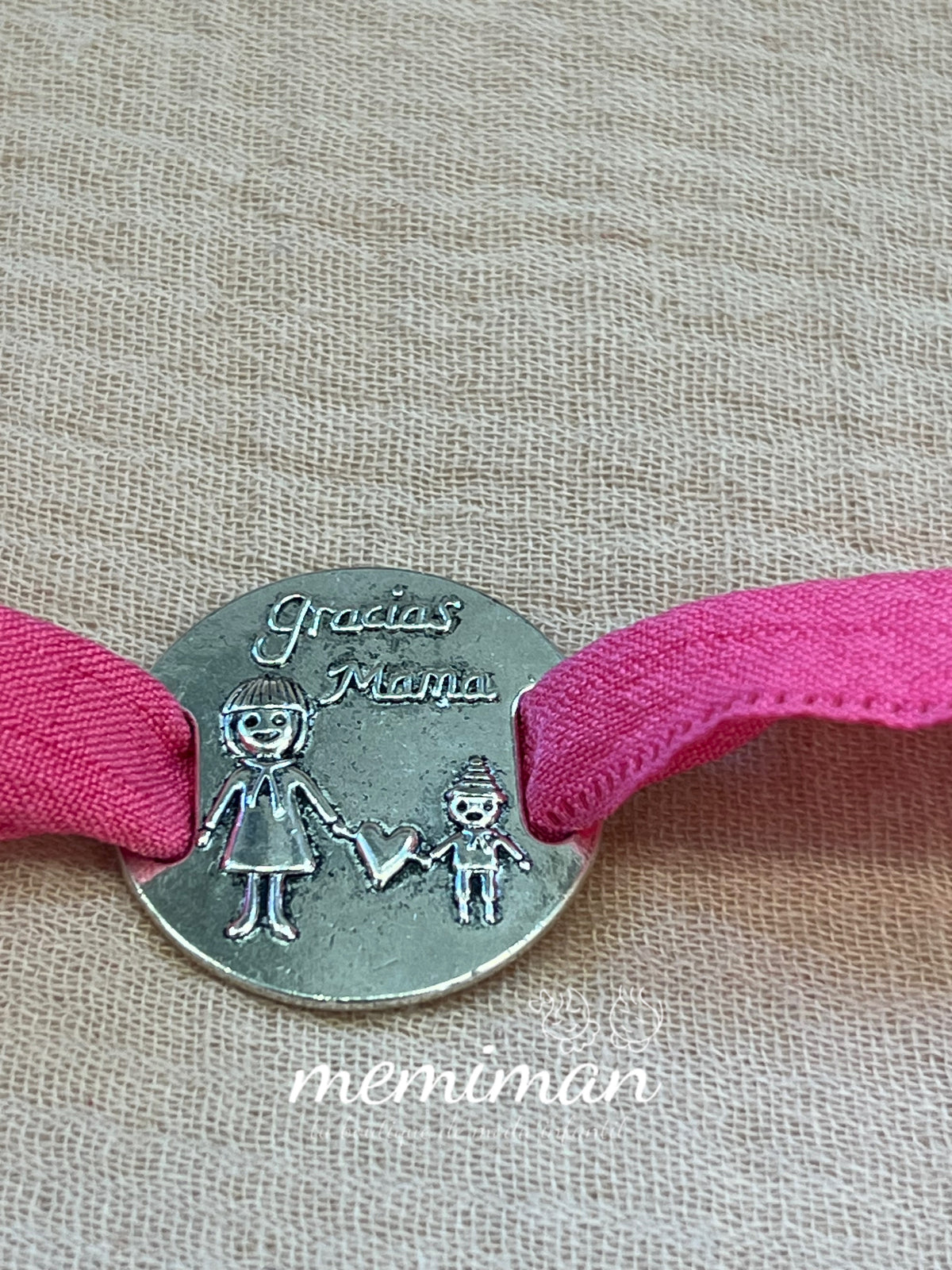 GRAZIE MAMMA bracciale nastro etnico