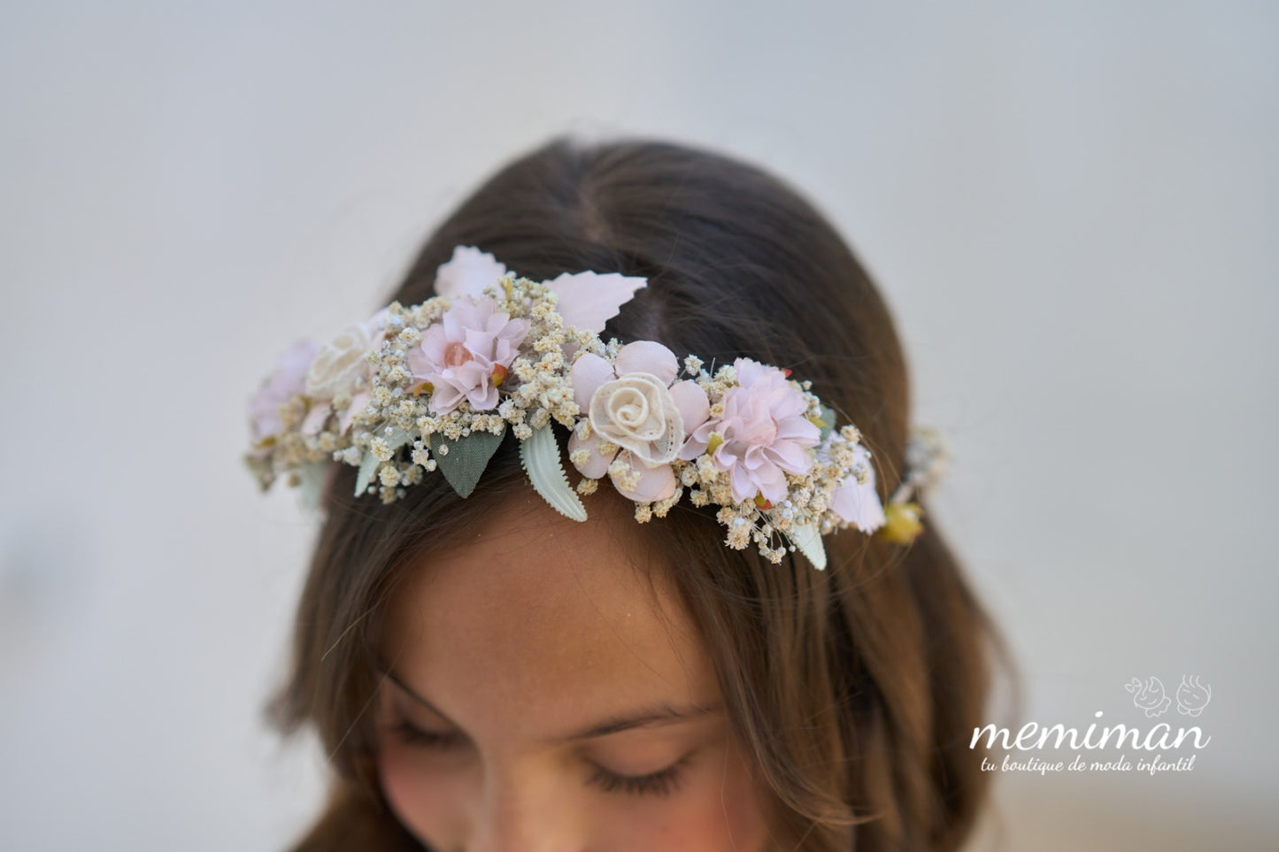 EX412T NICOLE Corona fiori naturali (OUTLET)