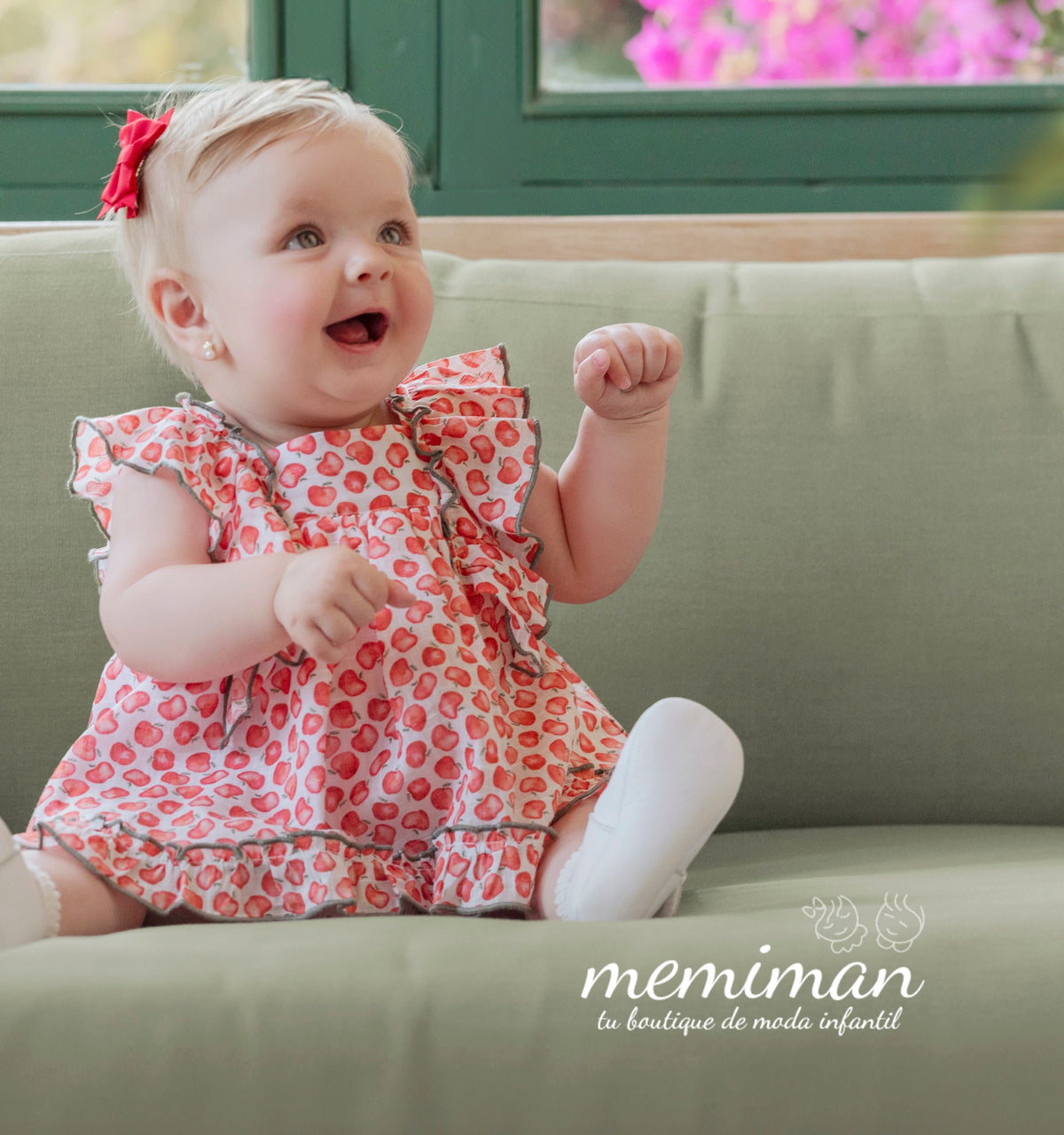 37-0039-V Vestito neonata mele