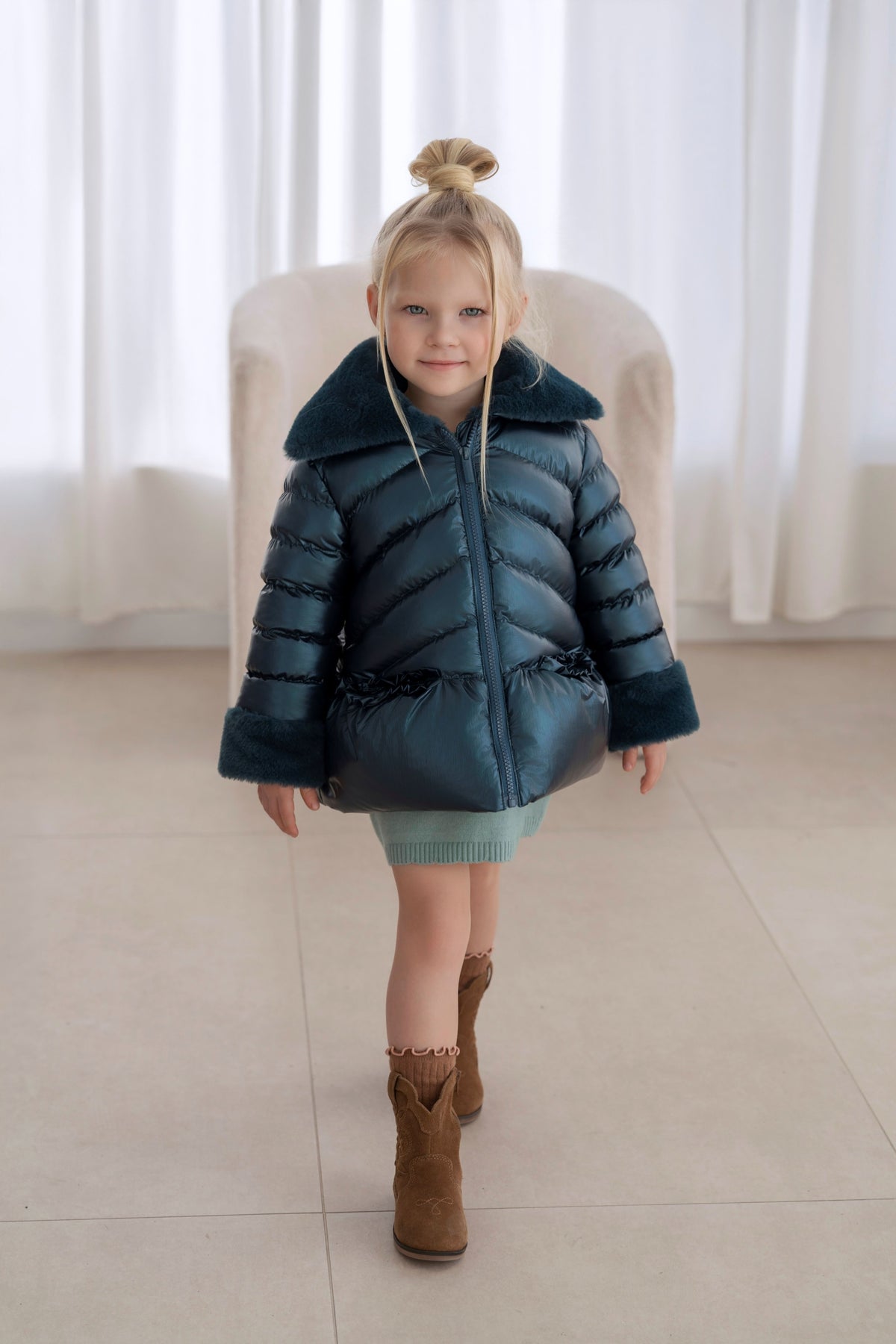 38-0625- Parka Bambina