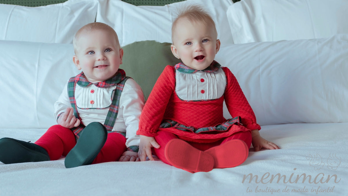 36-0029-V Babykleid mit Schottenkaro