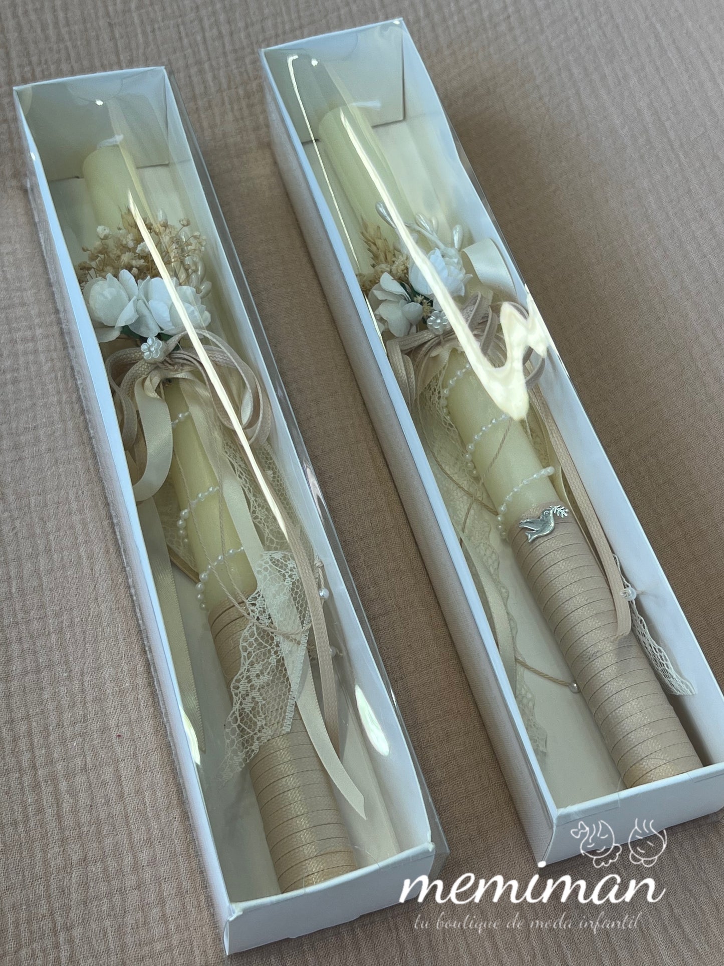 Vela de Bautizo Paloma