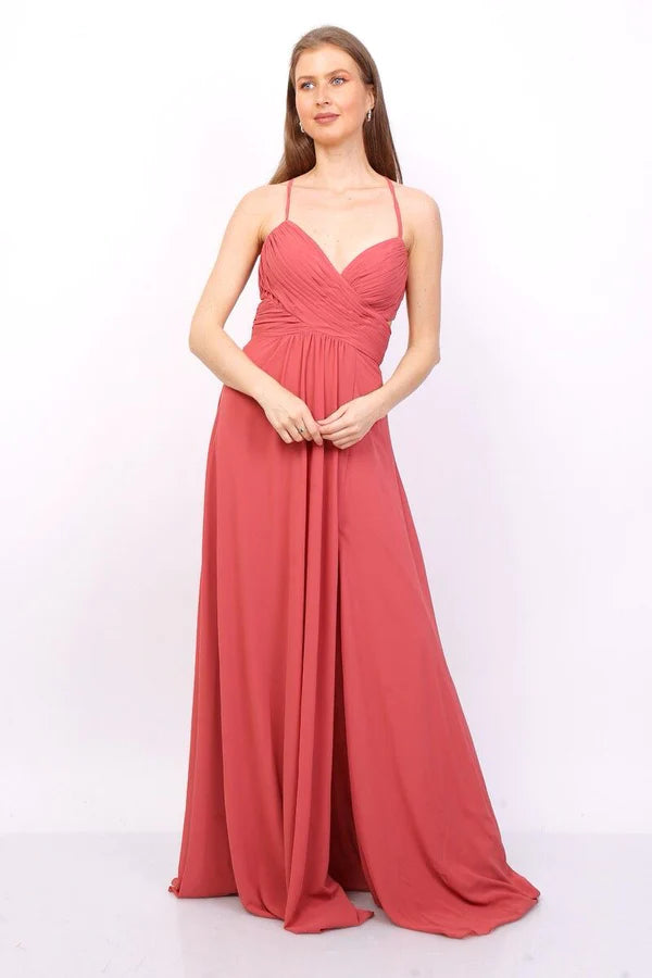 F8024 Vestido Comprido Biposição