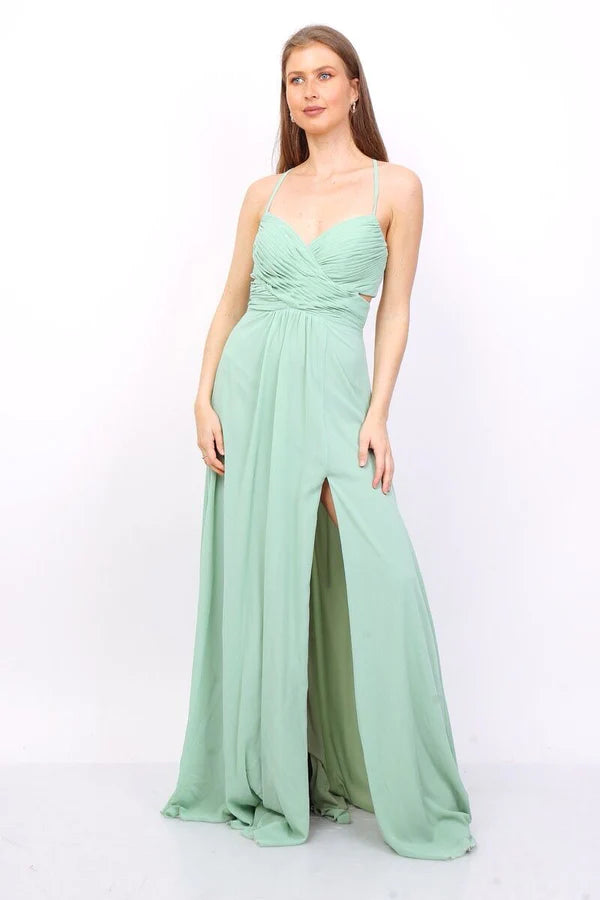 F8024 Vestido Comprido Biposição