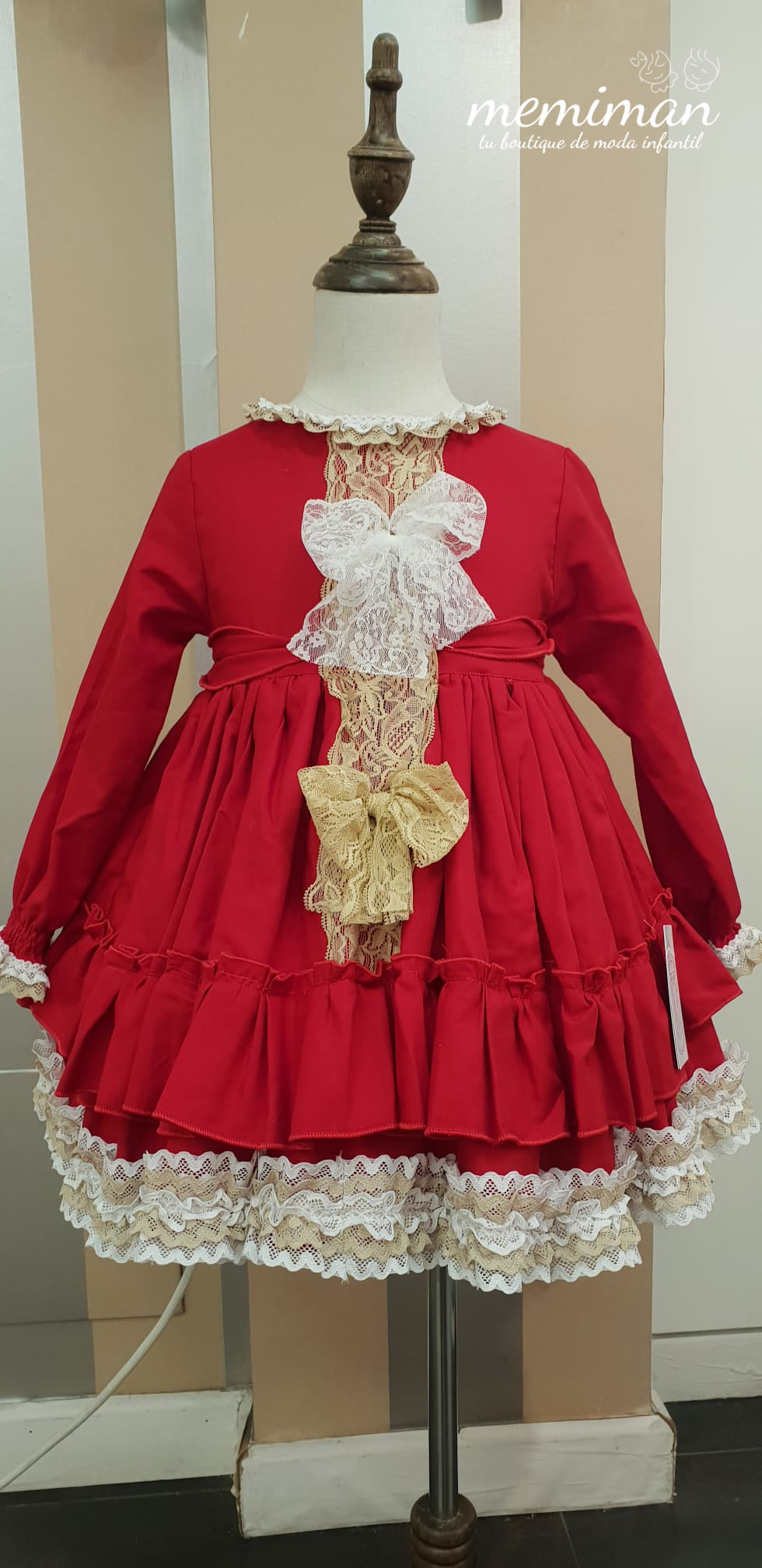 ISABELLA Vestido de bebé com folho