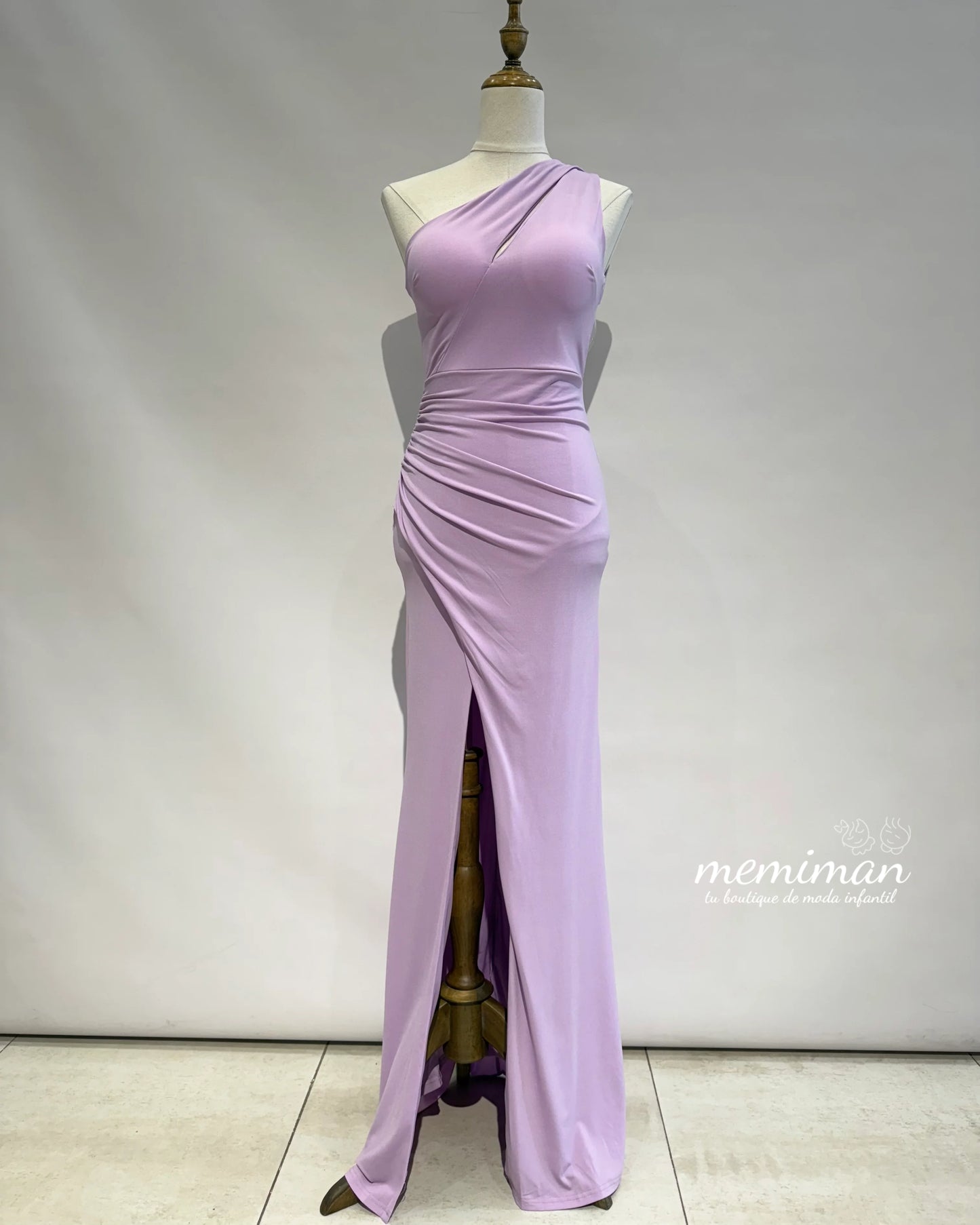 JR2213 Vestido Comprido em Crepe Elástico