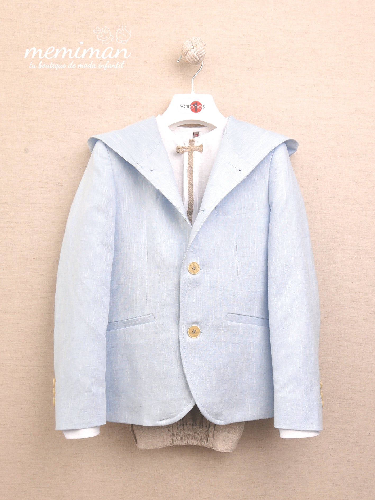 10-04087 Linen Hooded Jacket