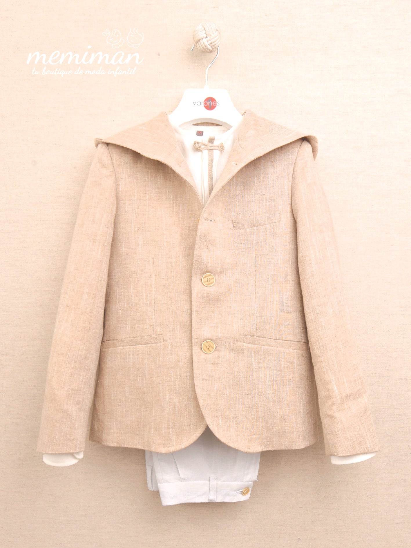 10-04087 Linen Hooded Jacket
