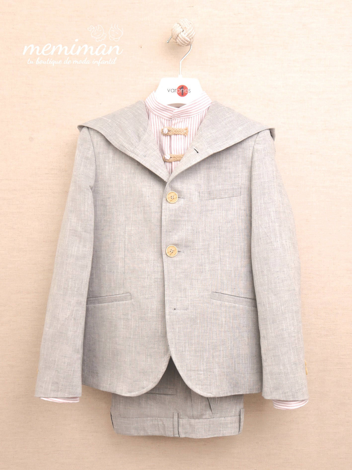 10-04087 Linen Hooded Jacket