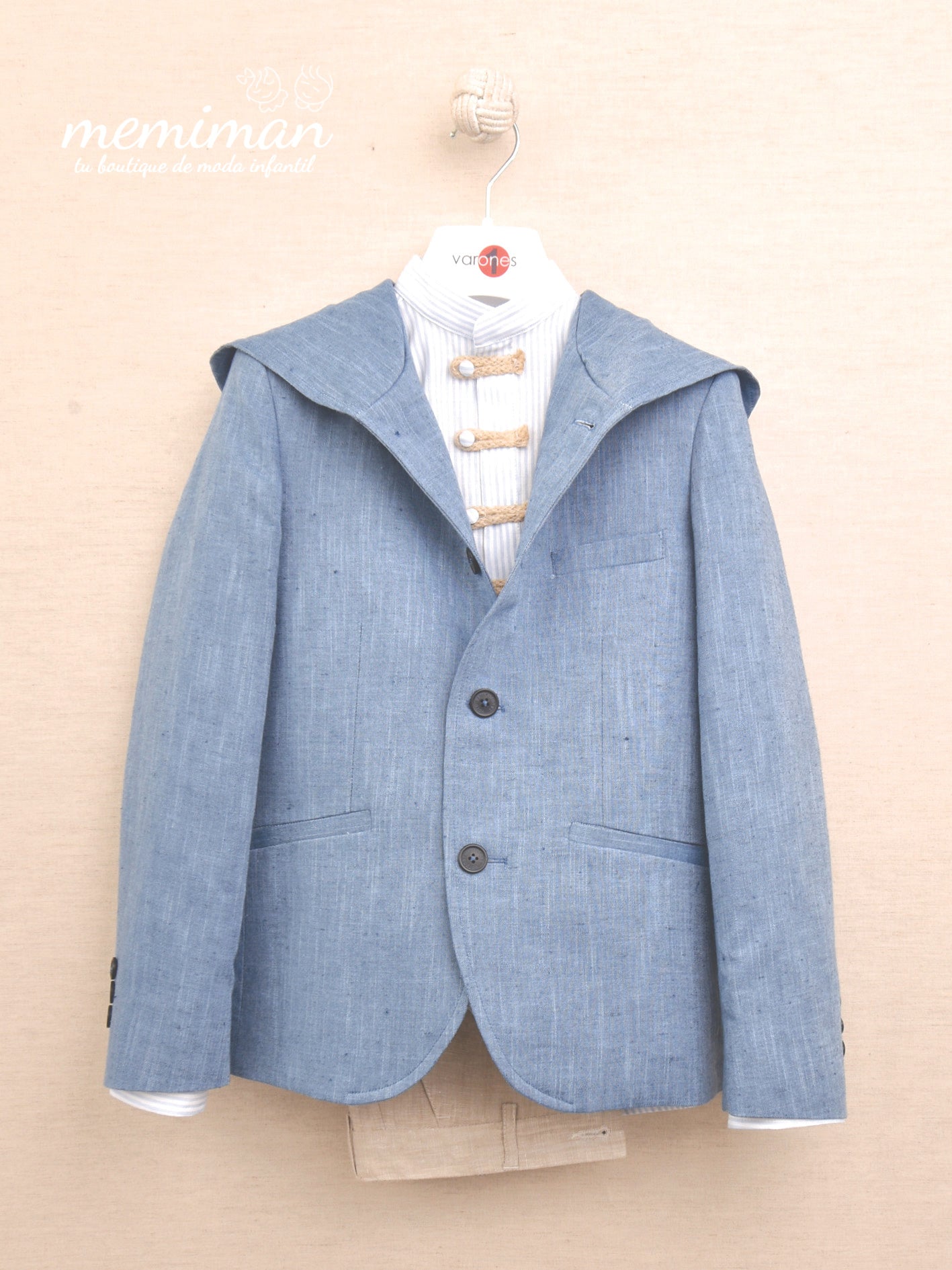 10-04087 Linen Hooded Jacket