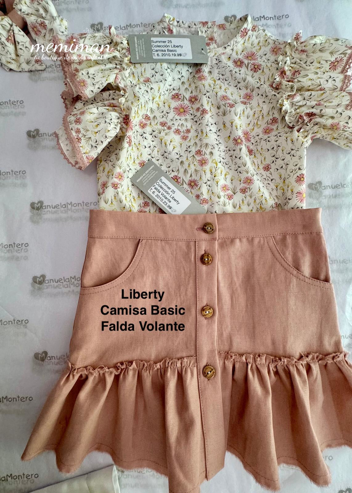 LIBERTY Falda volante