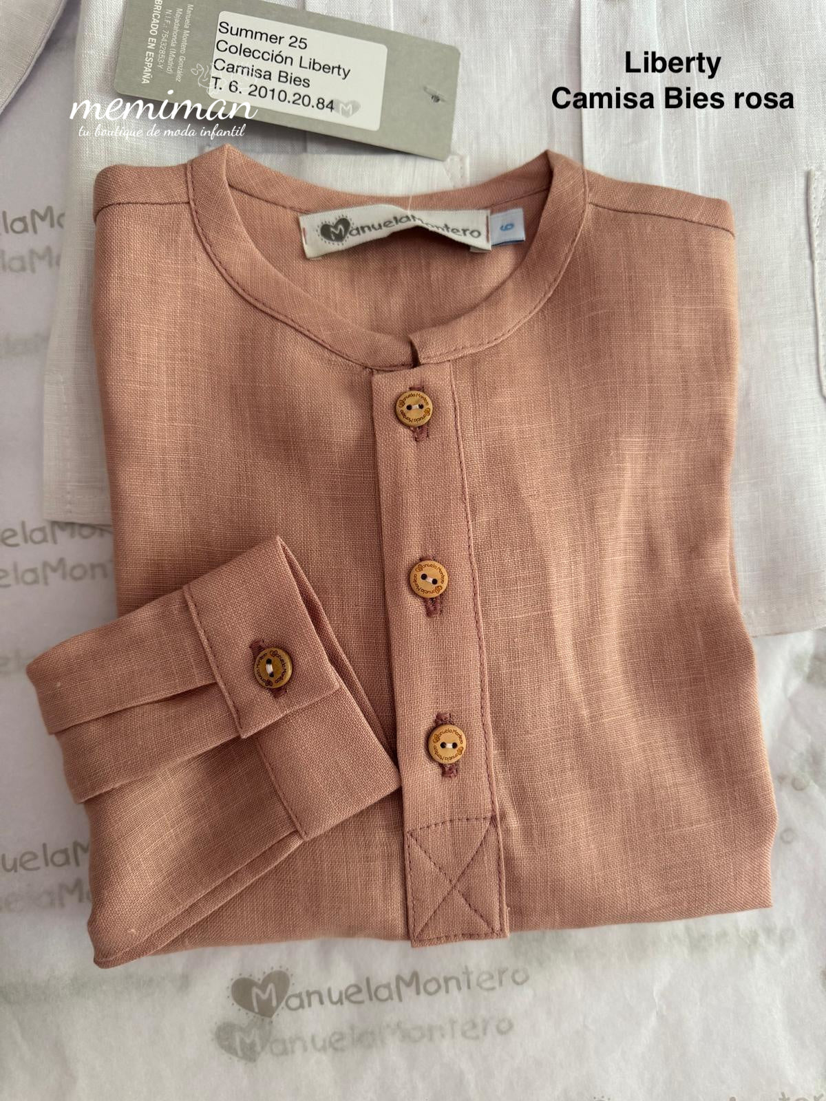 LIBERTY Camisa com Viés
